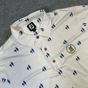 122nd U.S. Open Shirt Mens Large Golf Country Club FJ Polyester Spandex Tourname